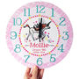 Personalised Wall Clock For New Baby, thumbnail 2 of 7