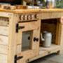 Children's Wooden Outdoor Mud Kitchen And Sand Tray, thumbnail 7 of 11