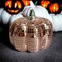 Handcrafted Mosaic Disco Pumpkin Autumn And Halloween, thumbnail 2 of 7