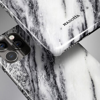 Black Waterfall Marble Case For iPhone, 2 of 4