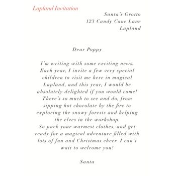 Personalised Celestial Children’s Christmas Letter From Santa, 8 of 10