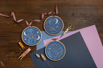 Celestial Hare Mini Embroidery Kit, 5 of 6