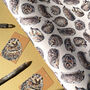 Hedgehog Watercolour Gift Wrap, thumbnail 11 of 12