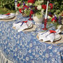 Elizabeth Blue And White Block Print Tablecloth, thumbnail 6 of 10
