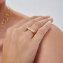 Pyramid Adjustable Sterling Silver Ring, thumbnail 1 of 6