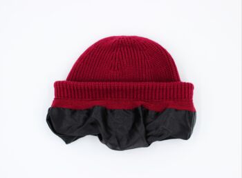 Satin Lined Tall Beanie, 6 of 7