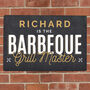 Personalised Barbeque Metal Garden Sign, thumbnail 1 of 2
