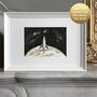 Framed Rocket, Space And Moon Print From Original, thumbnail 1 of 3