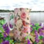 Large China Jug In Rose Birds Design, thumbnail 8 of 9