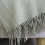 Narrow Knee Sage Throw Throw Blanket 170 X 65, thumbnail 2 of 3