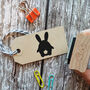 Easter Bunny Bum Rubber Stamp, thumbnail 1 of 2