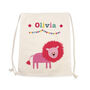 Personalised Circus Cotton Nursery Bag, thumbnail 4 of 9