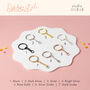 Personalised Spotify Code Heart Keyring Set, thumbnail 2 of 4