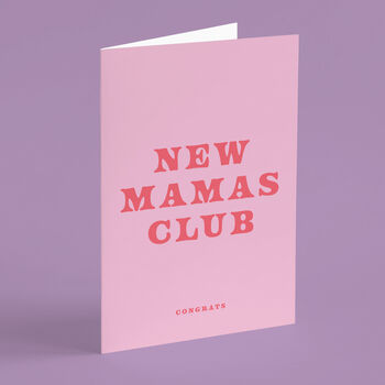 'New Mamas Club' New Baby Card, 3 of 7