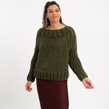 Claire Jumper Easy Knitting Kit, 2 of 12