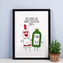 'Together In Spirits' Personalised Friendship Print, thumbnail 5 of 5