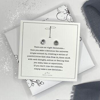 Decisions Giftcard Sterling Silver Love Heart Stud Earrings, 4 of 11