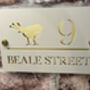 Personalised Bird Robin Design House Acrylic Number Sign, thumbnail 5 of 9