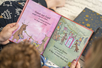 Personalised Christmas Reindeer Story Book, 2 of 11