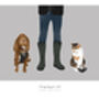 'Always By Your Side' Personalised Pet Portrait Print, thumbnail 4 of 12