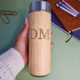 Personalised Wooden Initial Travel Bottle, thumbnail 1 of 4