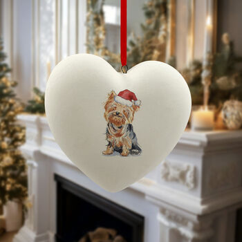 Yorkshire Terrier Ceramic Bauble, 5 of 5