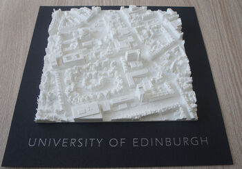 Graduation Gift University Of Edinburgh 3D Printed Map, 5 of 6
