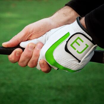 Personalised Men's 100% Cabretta Leather Golf Glove Five Sizes Five Colours Up To Eight Characters, 9 of 10