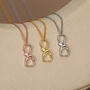 Sterling Silver Stethoscope Necklace, thumbnail 2 of 12