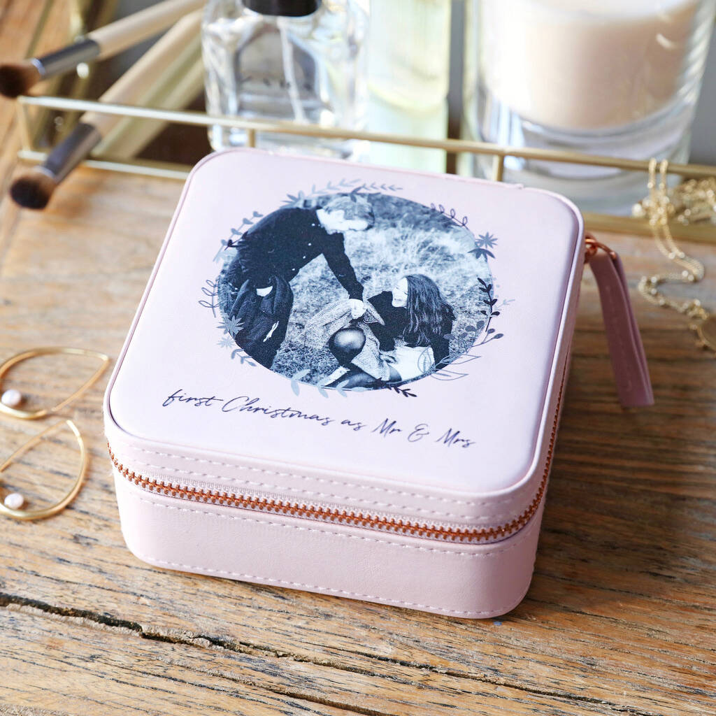 Personalised 'Your Photo' Square Travel Jewellery Box By Lisa Angel ...