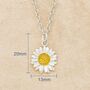 Sterling Silver Daisy Pendant Necklace, thumbnail 6 of 8