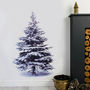 Christmas Tree Wall Sticker With Lights, thumbnail 2 of 2
