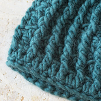 Melanie Pompom Hat Crochet Kit, 6 of 7