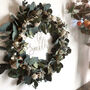 Personalised Preserved Flower Wire Wreath, thumbnail 3 of 4