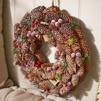 Winter Woodland Luxury Door Wreath, 3 of 6