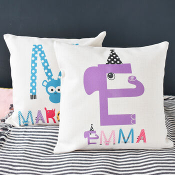 Childrens Personalised Name Cushion, 2 of 8