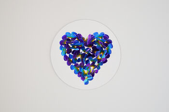 Mum Butterfly Birthday Multicoloured Heart Card, Not 3D, 9 of 12