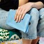 Personalised Amelia Soft Clutch Bag, thumbnail 7 of 9