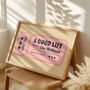 Ticket To A Good Life Personalised Wedding Gift Print, thumbnail 10 of 10