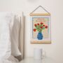 What If It All Works Out Print? Poppies In A Vase Wall Art Print | Digital Download, thumbnail 3 of 7