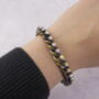 Chunky Crystal And Metal Bracelet, thumbnail 2 of 2