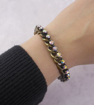 Chunky Crystal And Metal Bracelet, 2 of 2