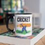 I’d Rather Be Watching Cricket Indian Flag Mug, thumbnail 2 of 3