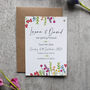 Digital Wildflower Floral Save The Dates, thumbnail 2 of 4