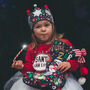 Kids Personalised Hand Painted Christmas Denim Crown, thumbnail 12 of 12