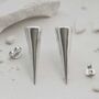 Sterling Silver Spike Studs, thumbnail 6 of 8