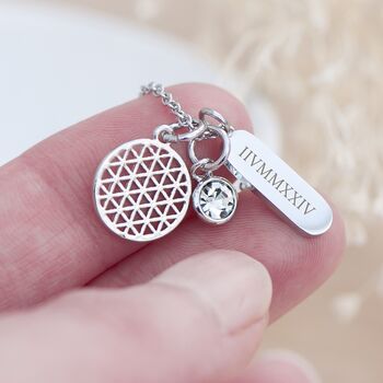 Personalised Mandala Charms Necklace, 3 of 8