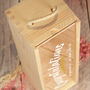 Congratulations Champagne Bottle Box With Clear Lid, thumbnail 3 of 3