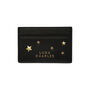 Tala Star Studded Card Holder Black And Gold, thumbnail 4 of 9