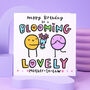'Blooming Lovely Mother In Law' Birthday Card, thumbnail 1 of 2